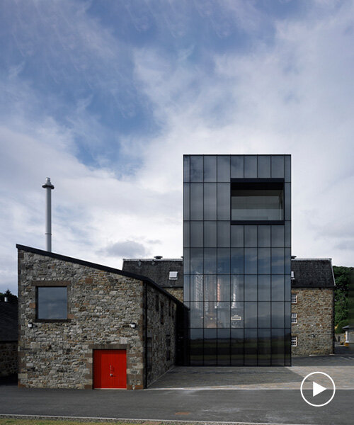 transparent lighthouse by barthélémy griño extends whisky distillery in scotland