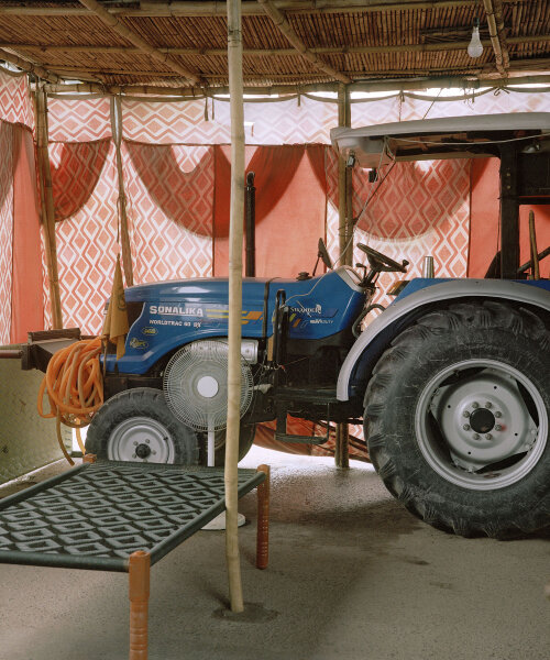 gauri gill captures adaptable shelters amid tractors and textiles by india's protesting farmers