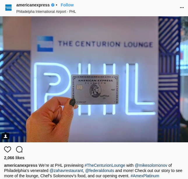 amex instagram campaign